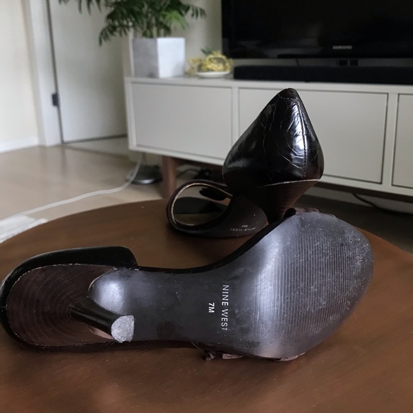 Nine West open toe heels. Great condition. - Picture 5 of 5